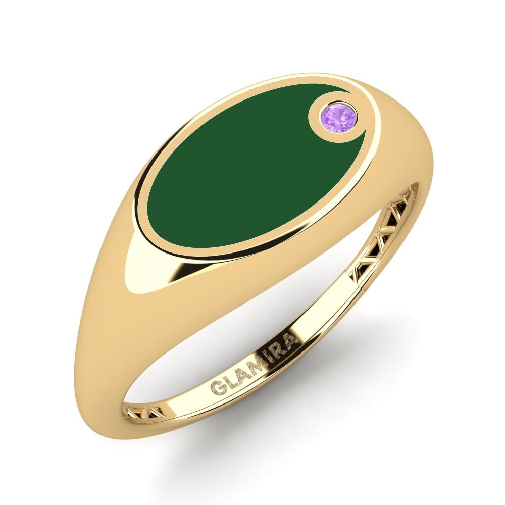 Amethyst Pinky Ring Clysi