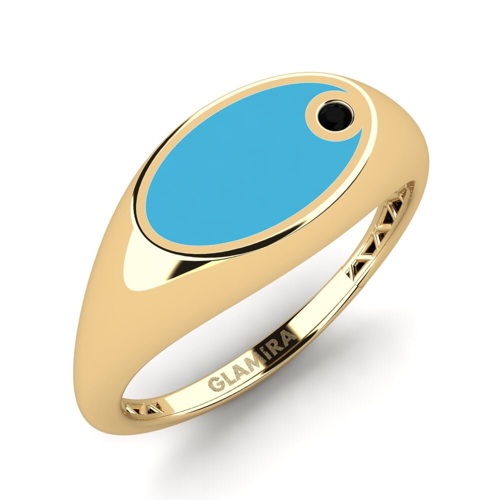 Black Sapphire Pinky Ring Clysi