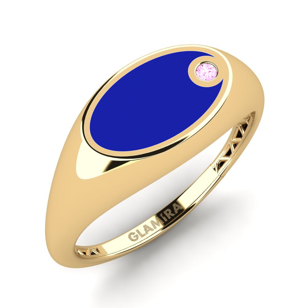 Rosa Saphir Pinker Ring Clysi