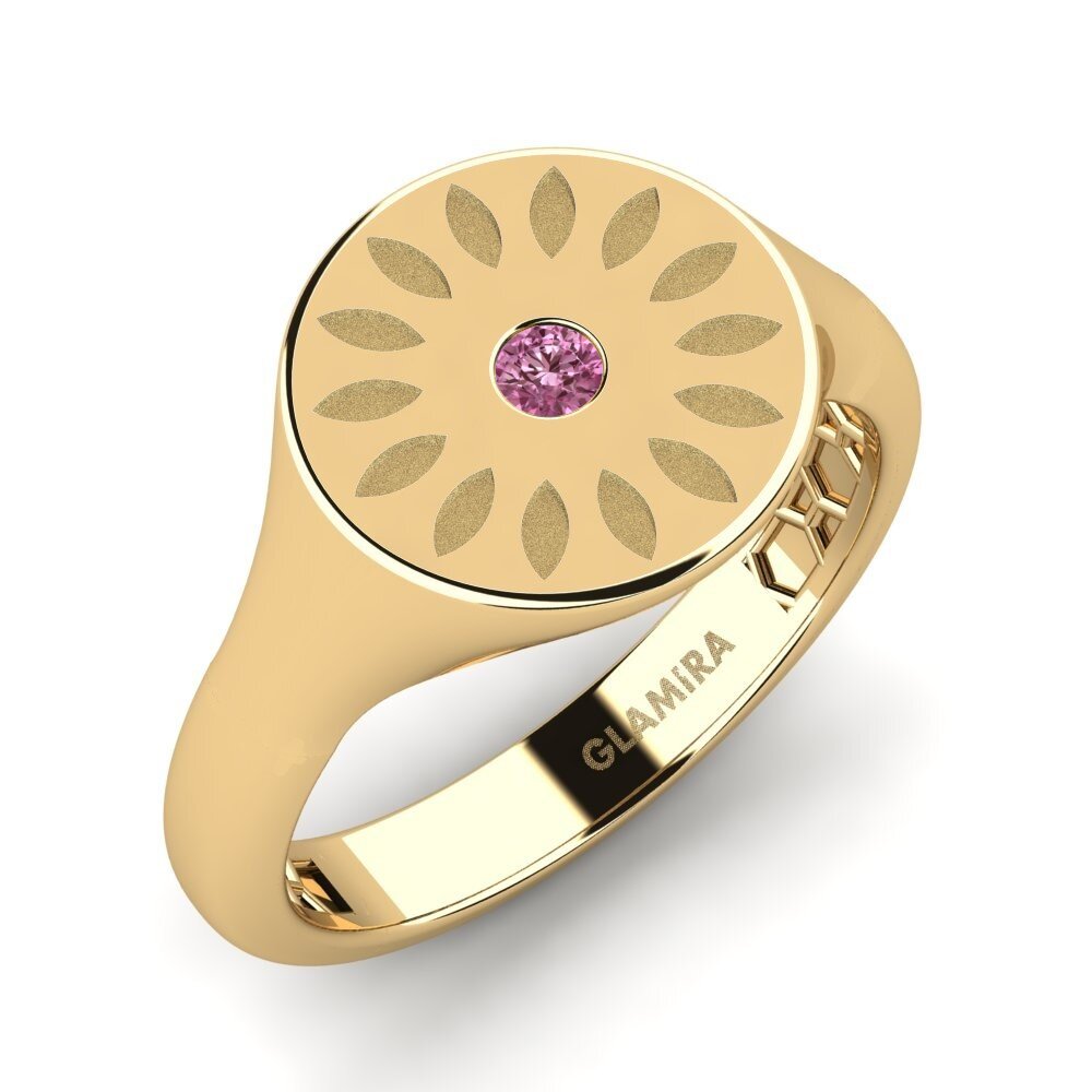 Grenat de Rhodolite Anneau rose Dgand
