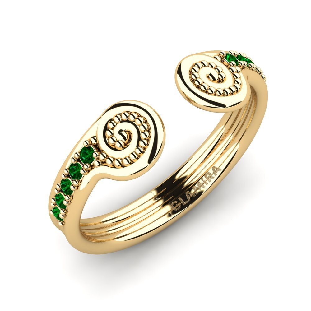 Green Zirconia Pinky Ring Dohh