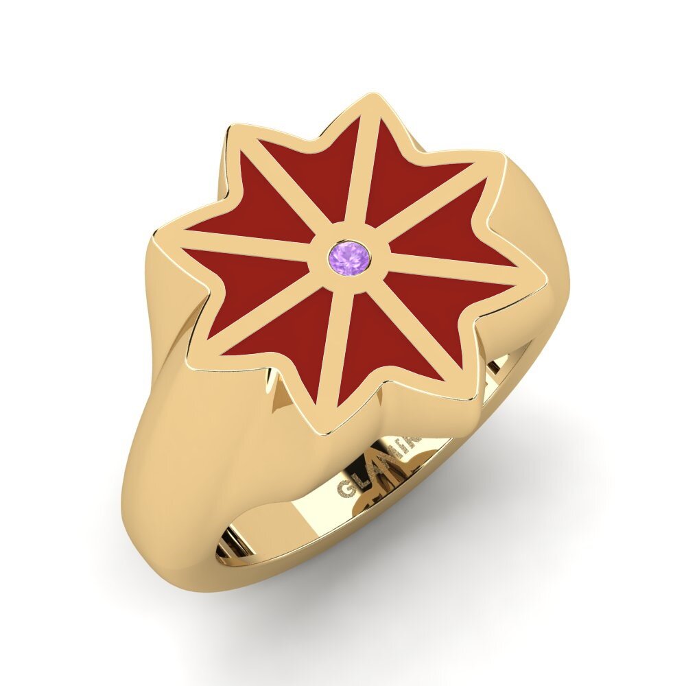 Amethyst Pinker Ring Gemeddo