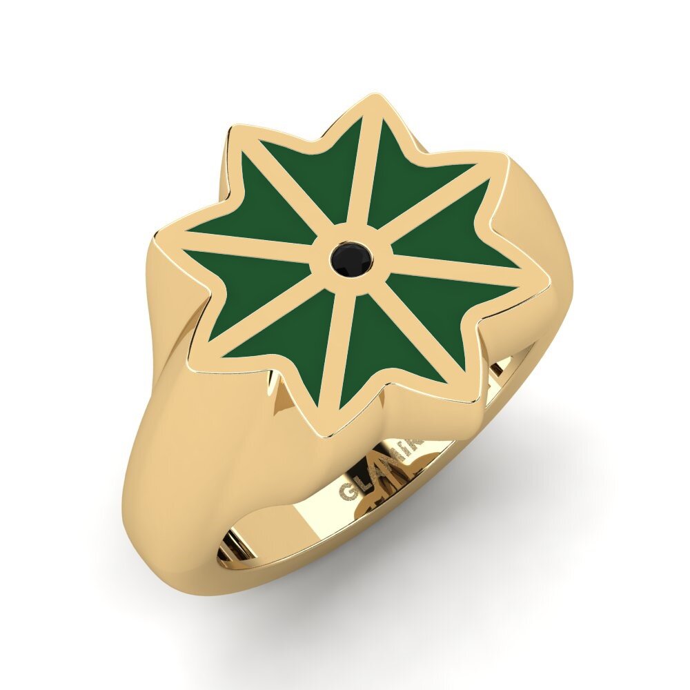 Black Onyx Pinky Ring Gemeddo