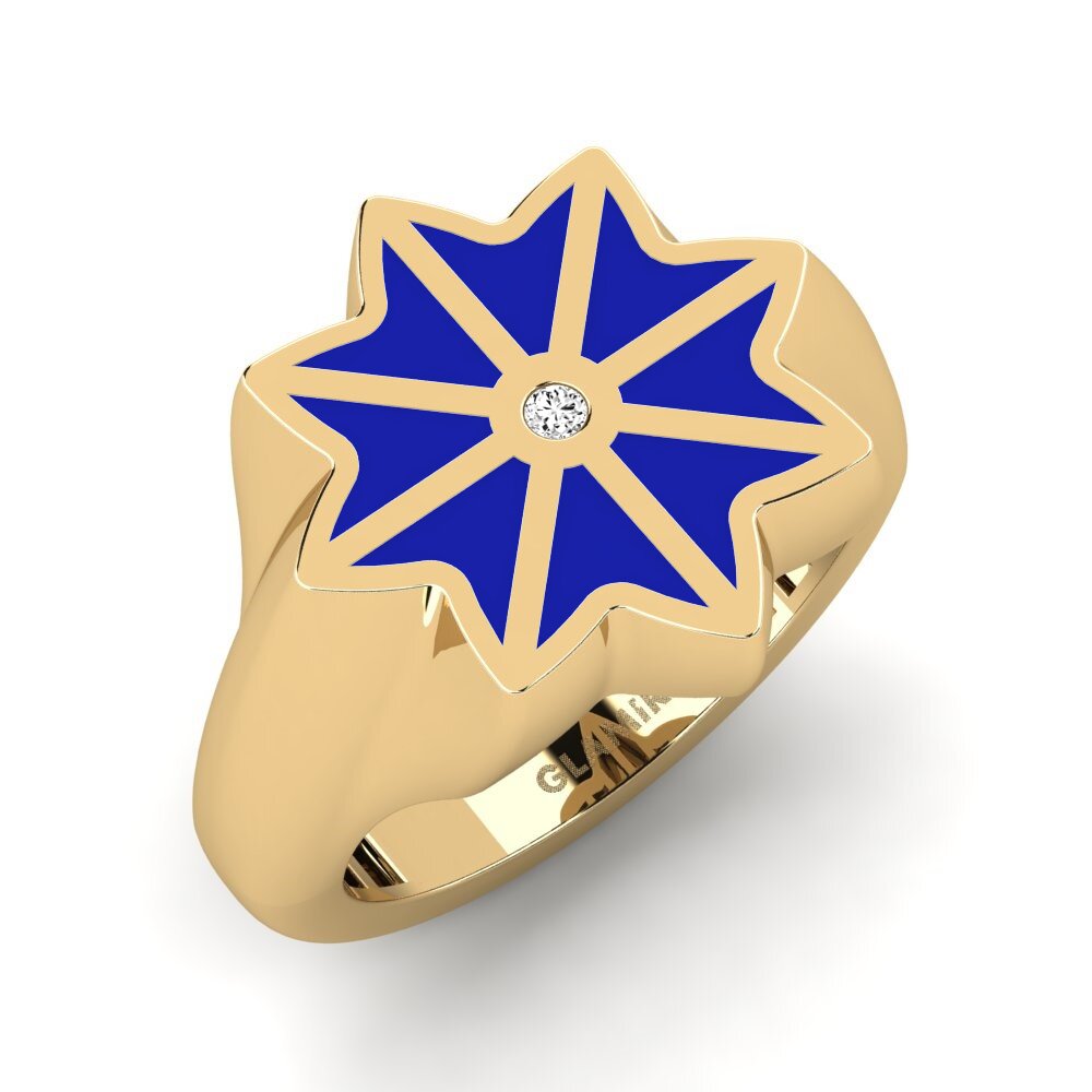 Moissanit Pinker Ring Gemeddo
