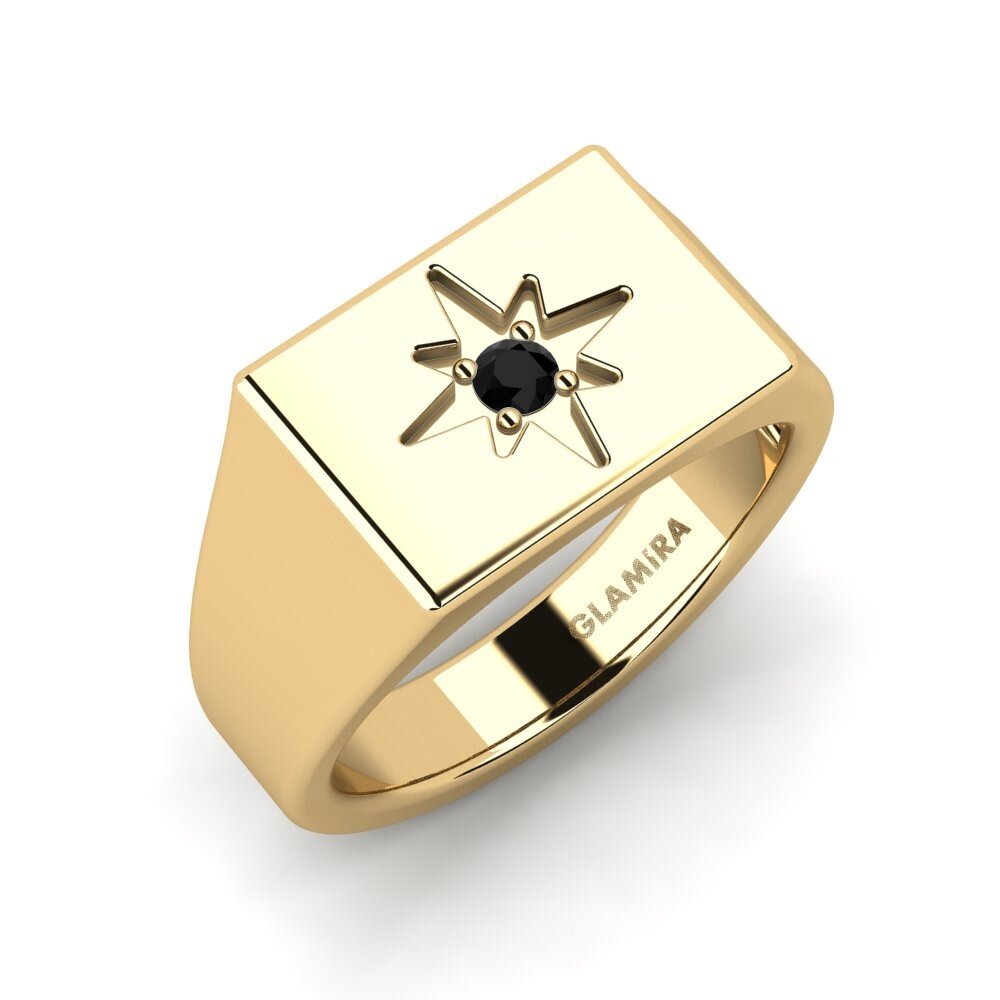 Diamant Noir Anneau rose Jupery