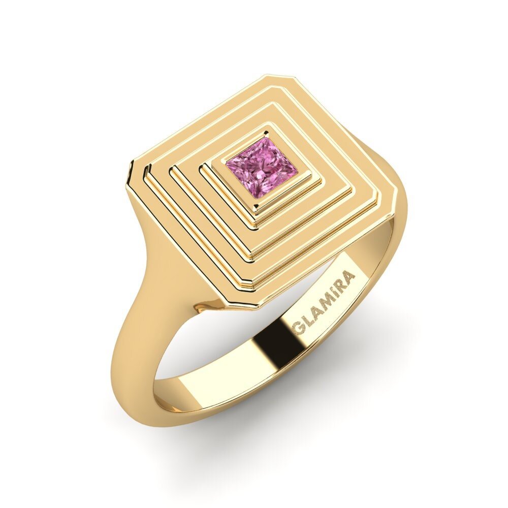 Grenat de Rhodolite Anneau rose Leolgo