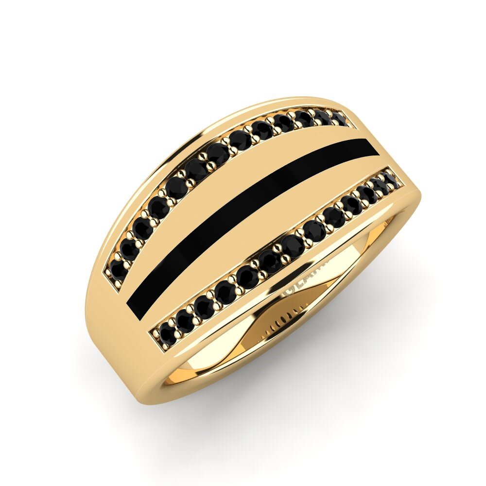 Black Sapphire Pinky Ring Loadan