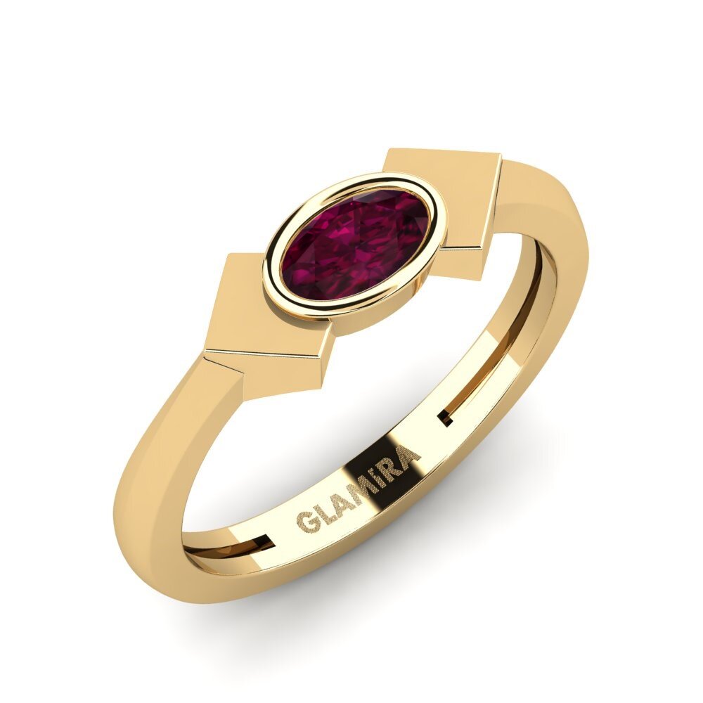 Grenat de Rhodolite Anneau rose Mathinal
