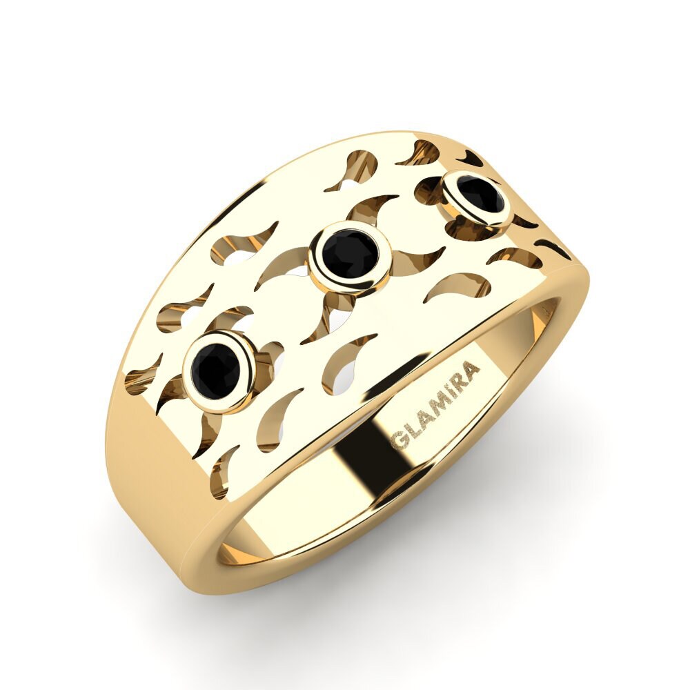 Black Sapphire Pinky Ring Nyceog