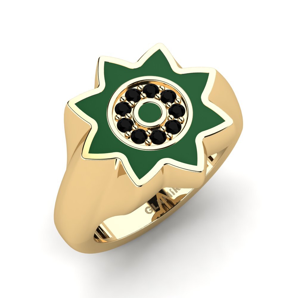 Black Onyx Pinky Ring Olorgen