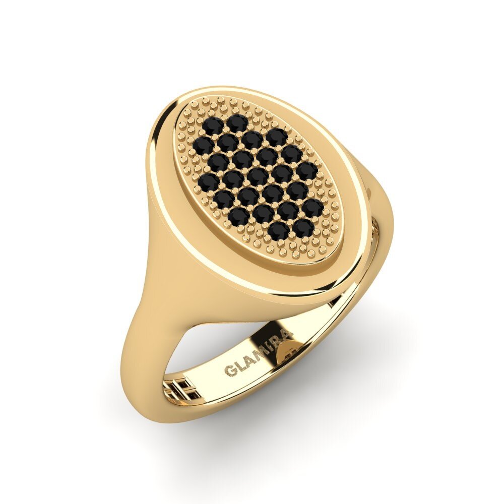 Black Sapphire Pinky Ring Orbia