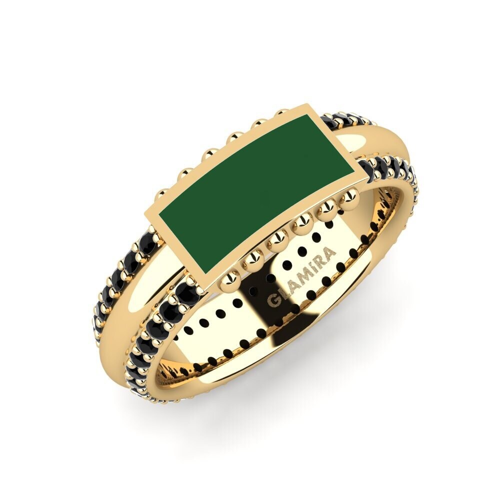 Black Onyx Pinky Ring Prinseld