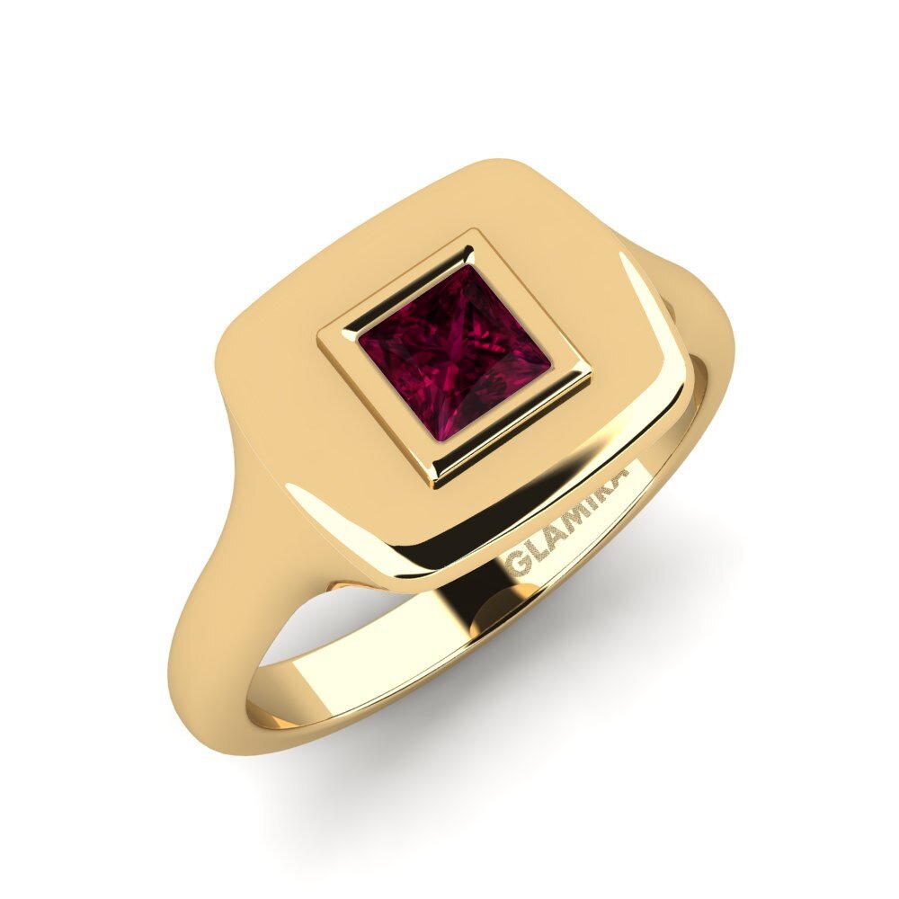 Grenat de Rhodolite Anneau rose Rhanch