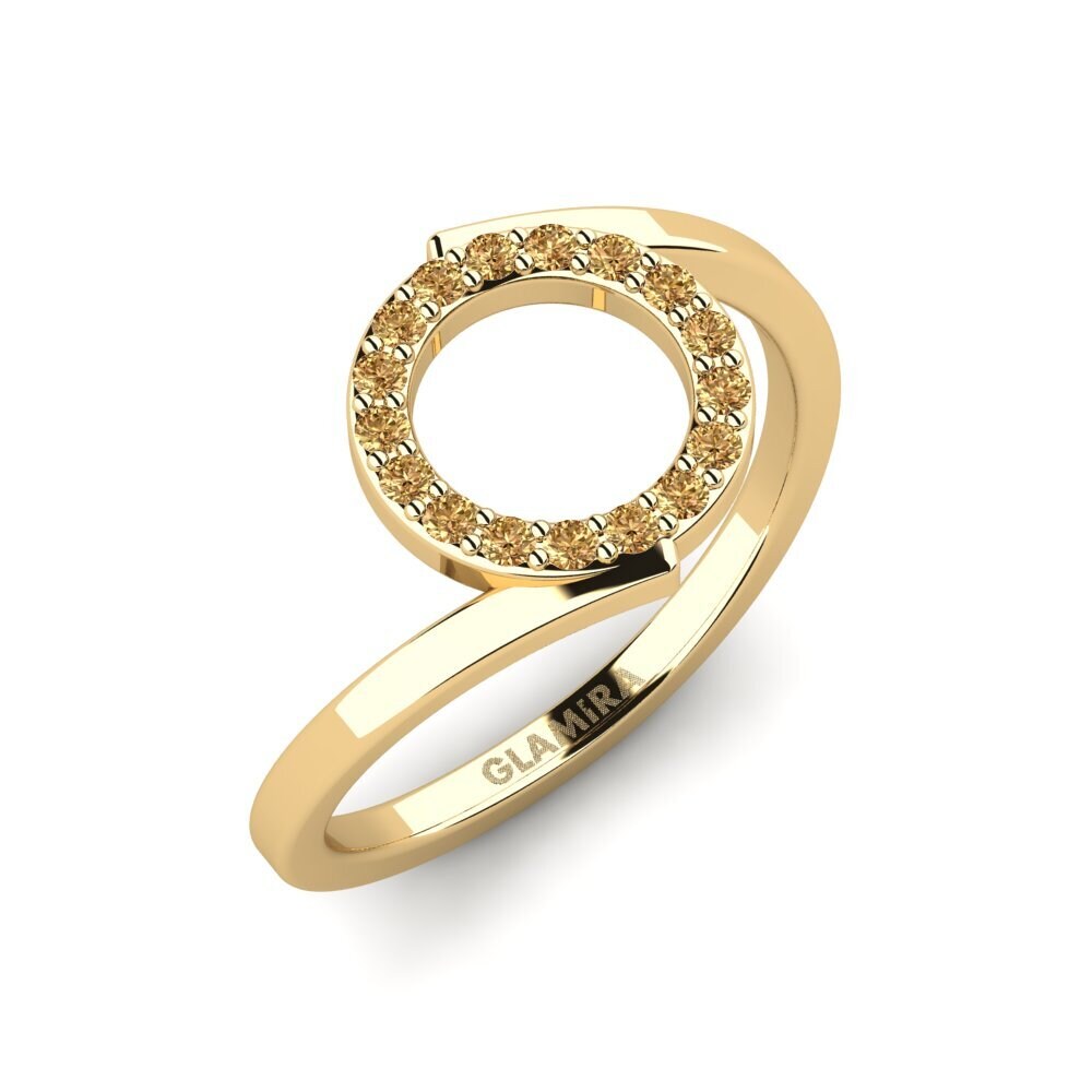 Brown Diamond Pinky Ring Sces