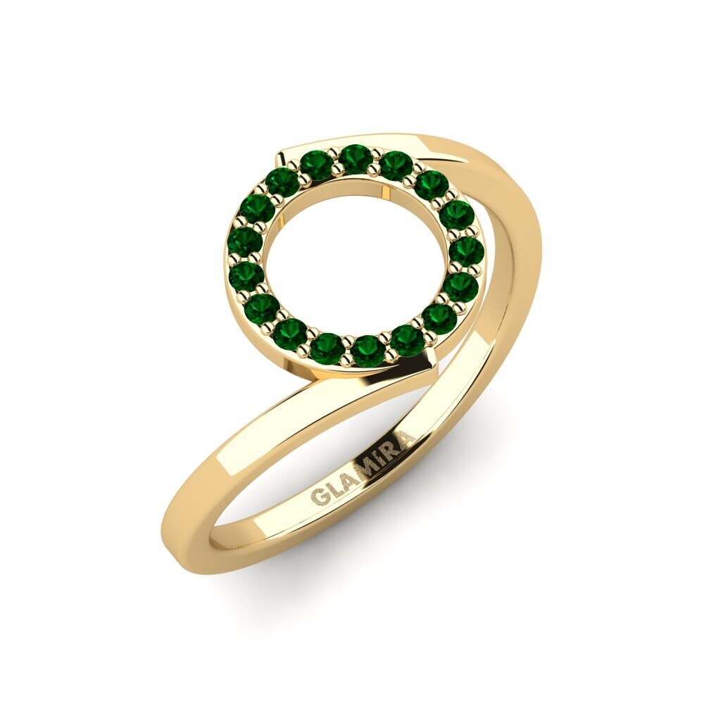 Green Zirconia Pinky Ring Sces