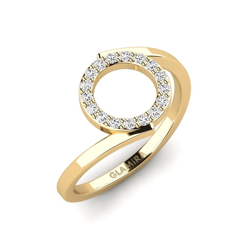 Moissanite Anneau rose Sces