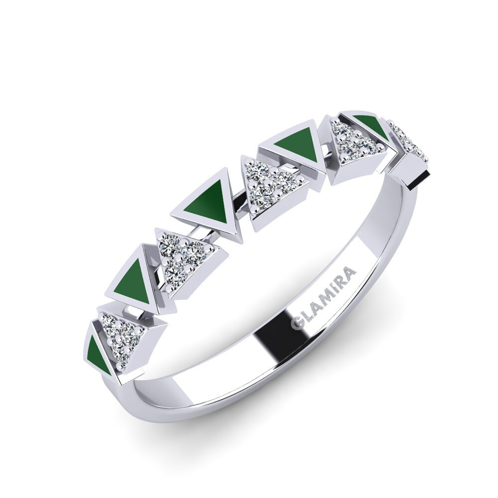 14ct White Gold Ring Adgine
