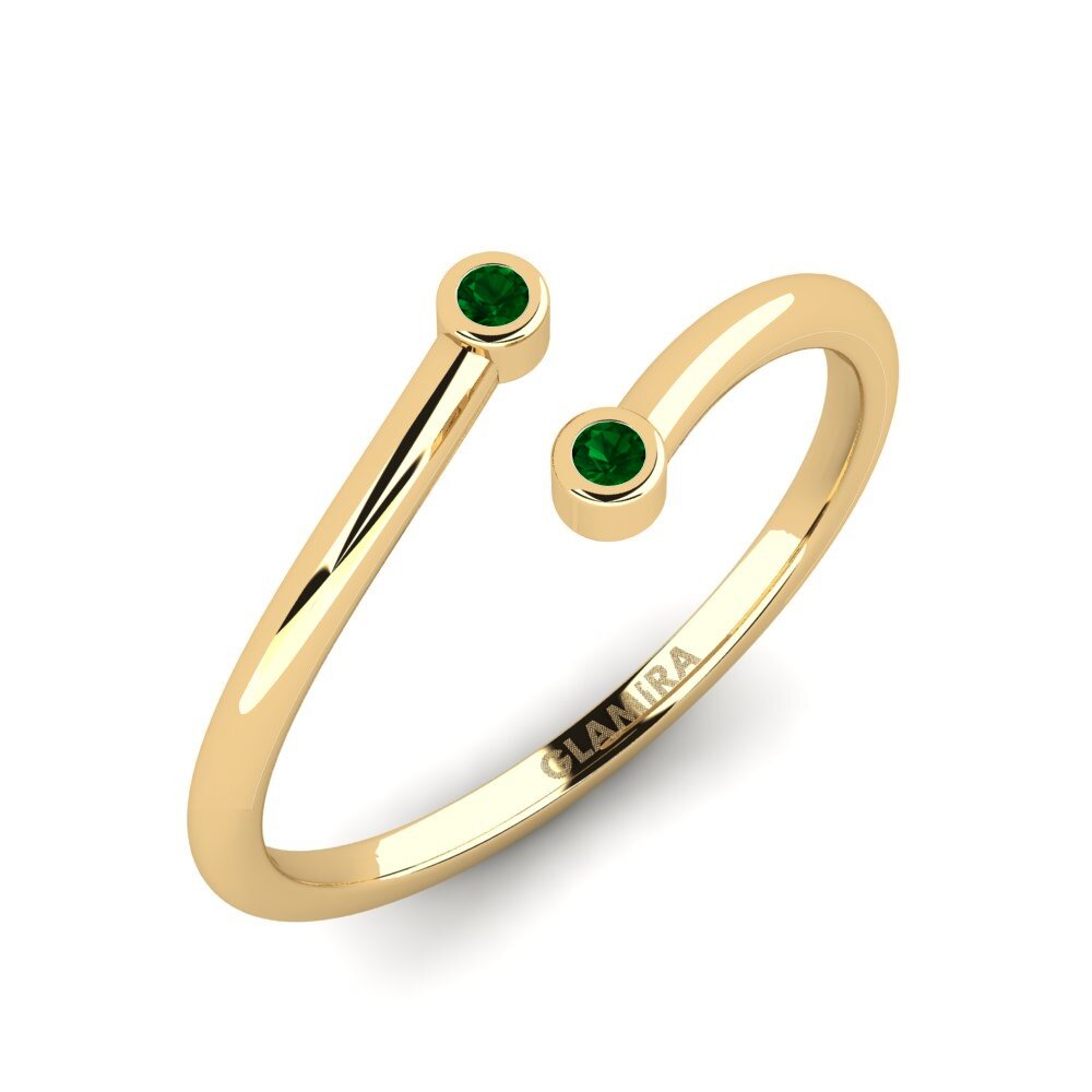 Circonita Verde Anillo Bandec