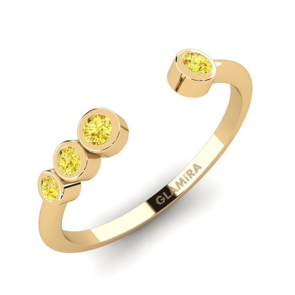 Yellow Sapphire Ring Barsone