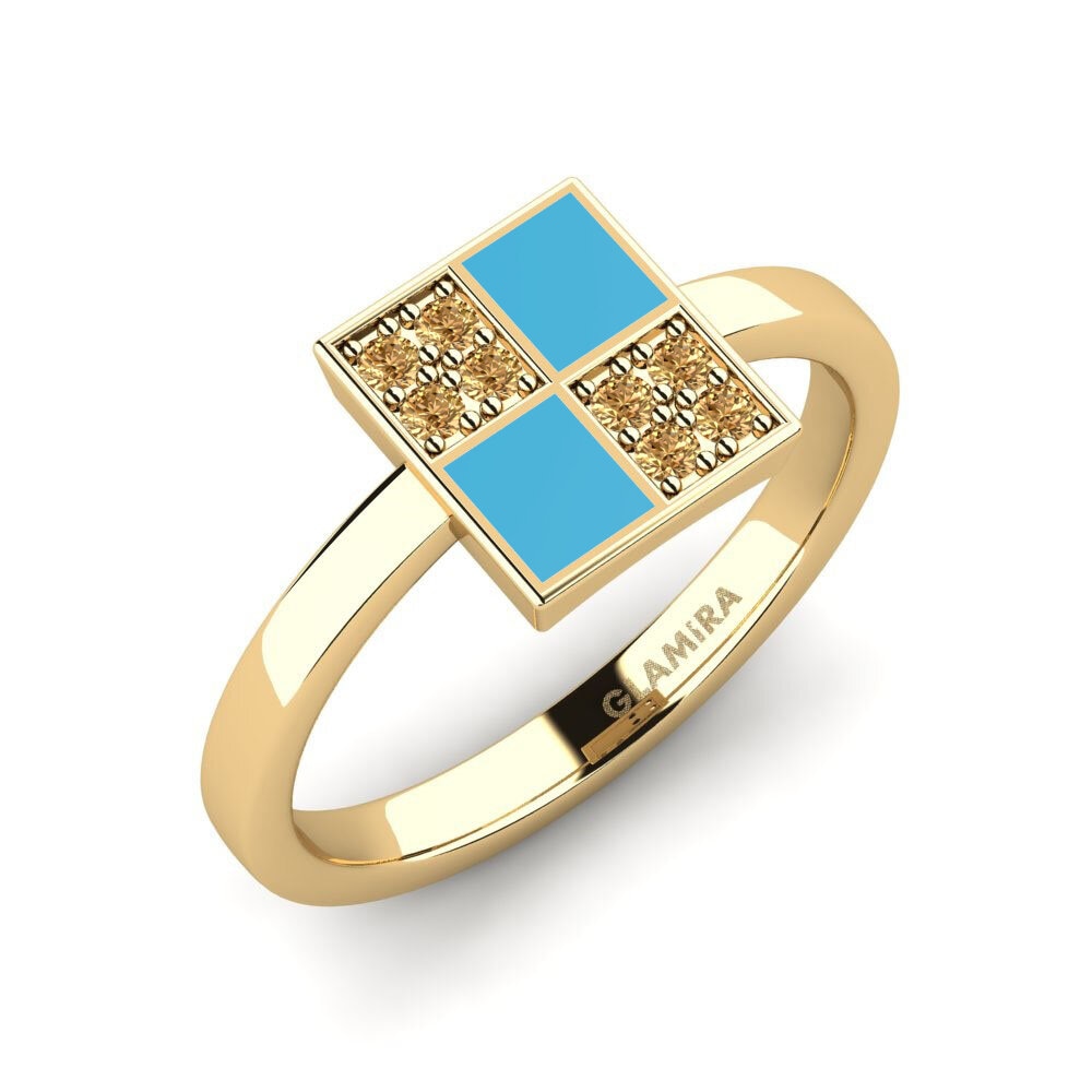 Brown Diamond Ring Bouguenais