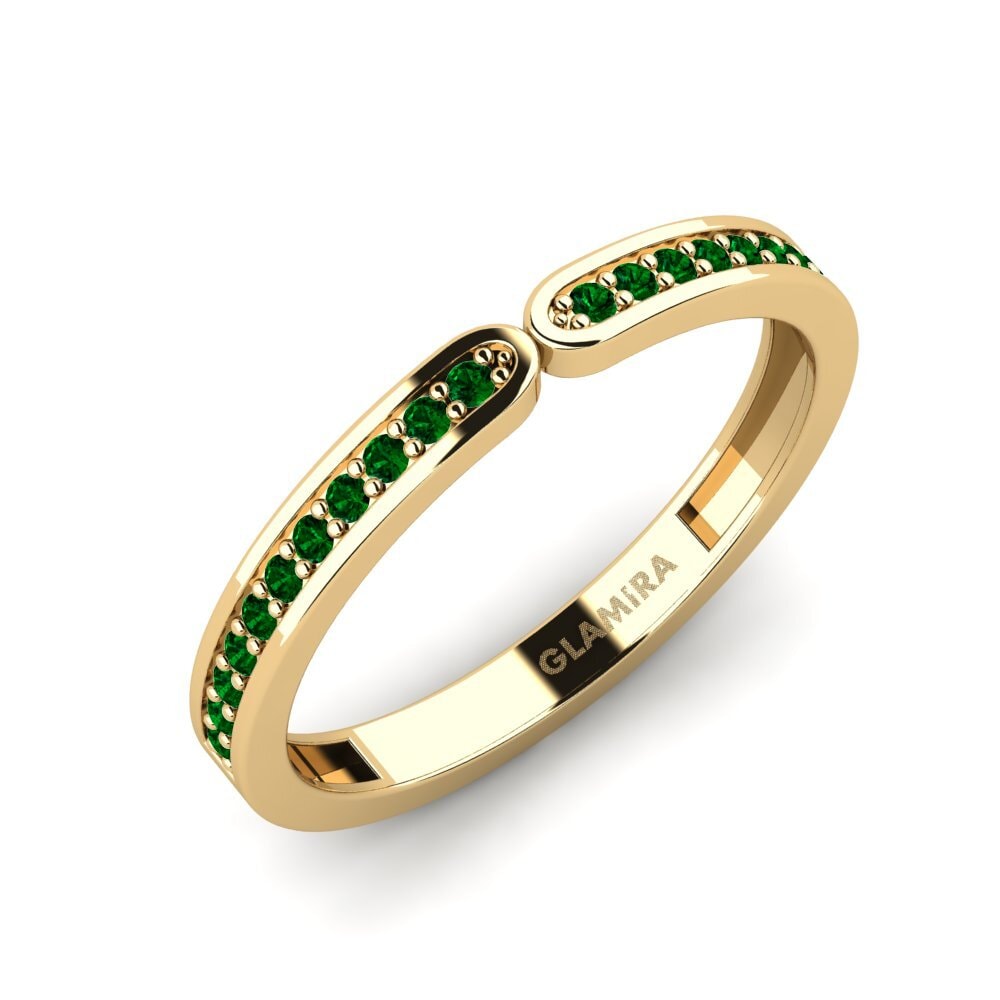 Circonita Verde Anillo Coppar