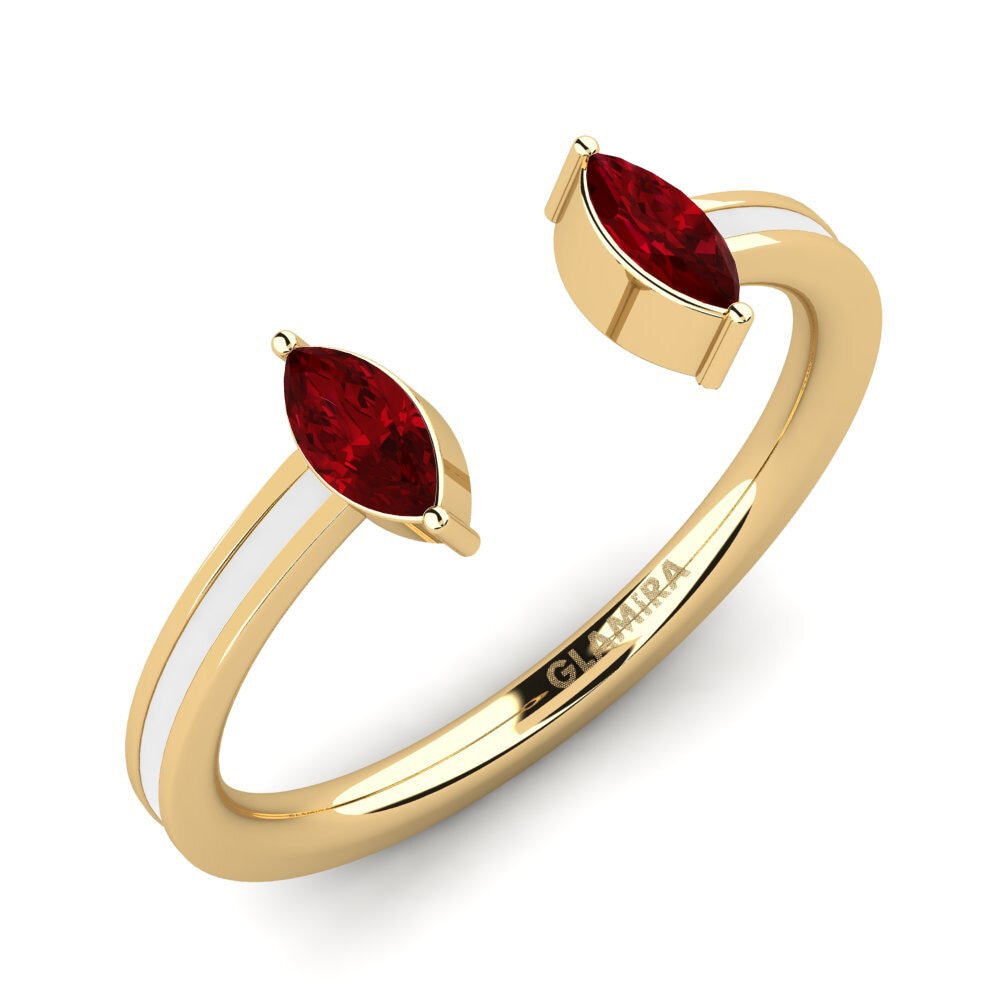 Red Zirconia Ring Efis