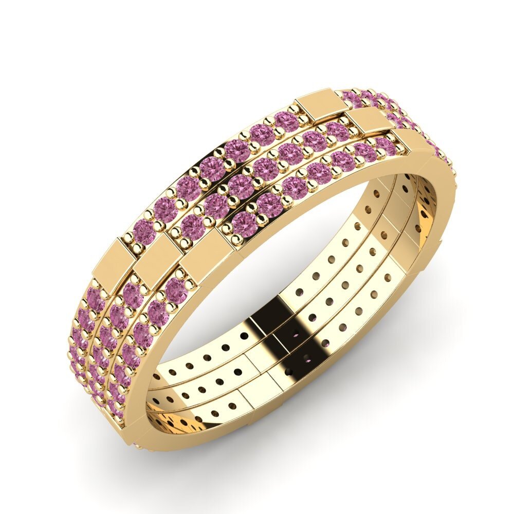 Granate Rodolita Anillo Eleana