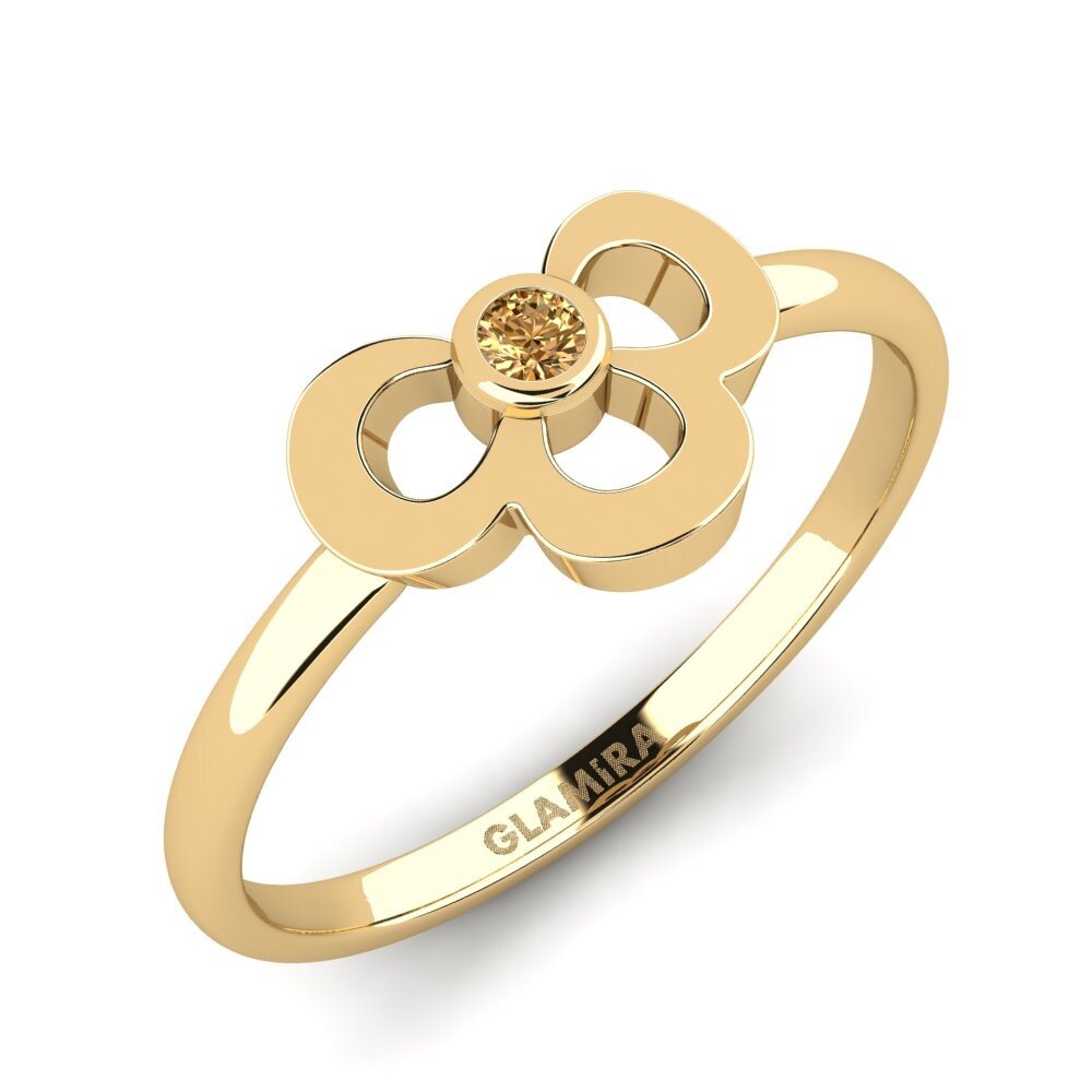 Brown Diamond Ring Elveno