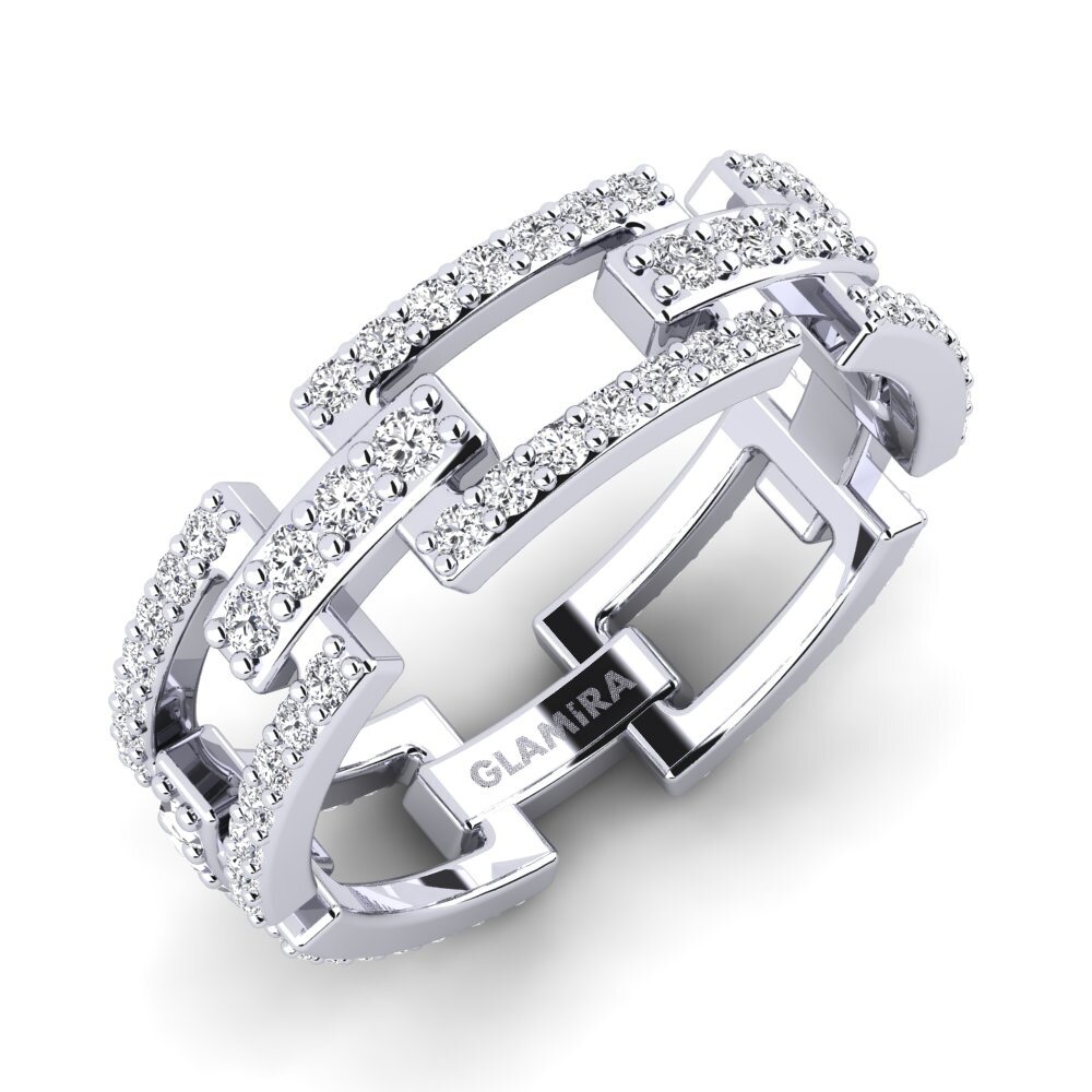 Unwon Compre GLAMIRA Anillo Unwon en corte Redondo 0.992 Quilates 9k Oro ...