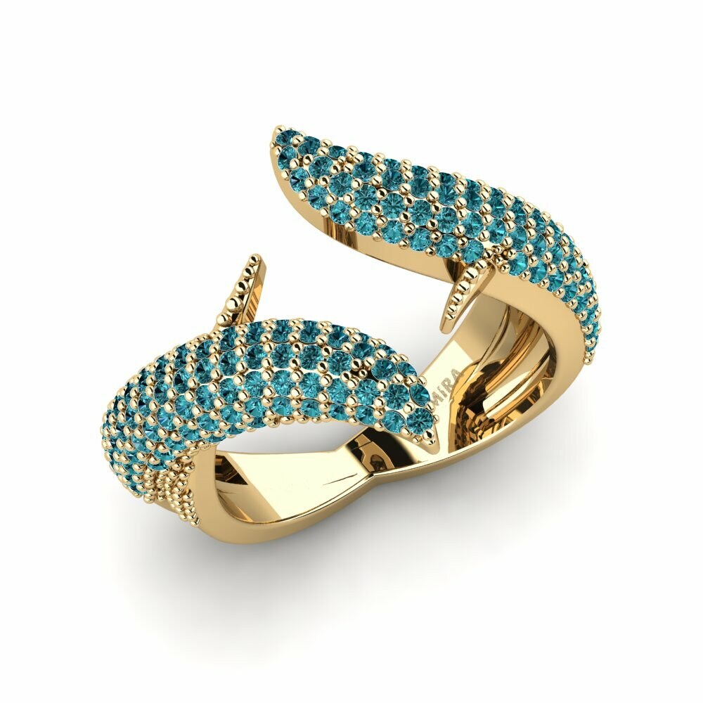 Blauwe Diamant Ringen Vanga