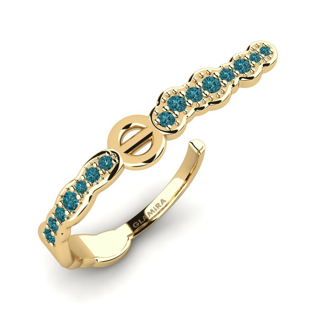 Blauwe Diamant Ringen Walle