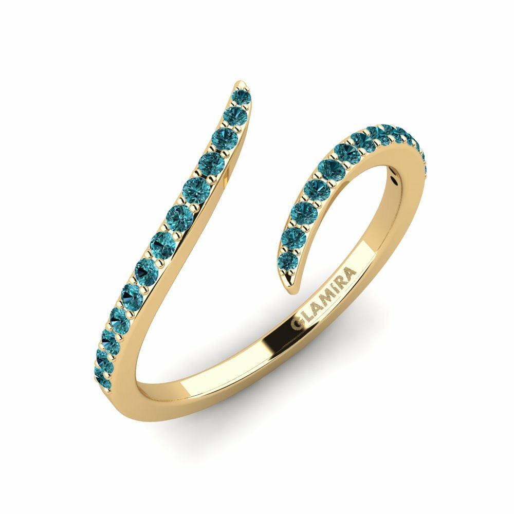 Blauwe Diamant Ringen Yell