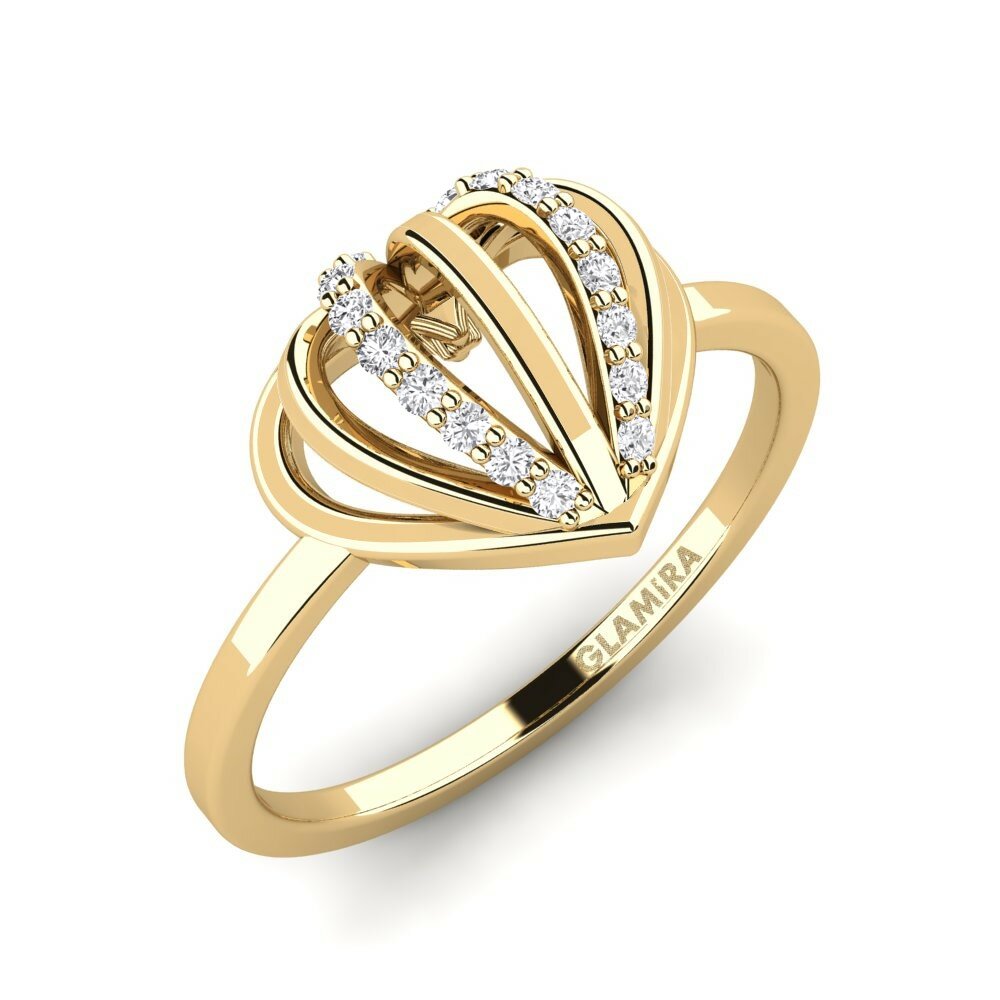 White sapphire Ring Gawbou