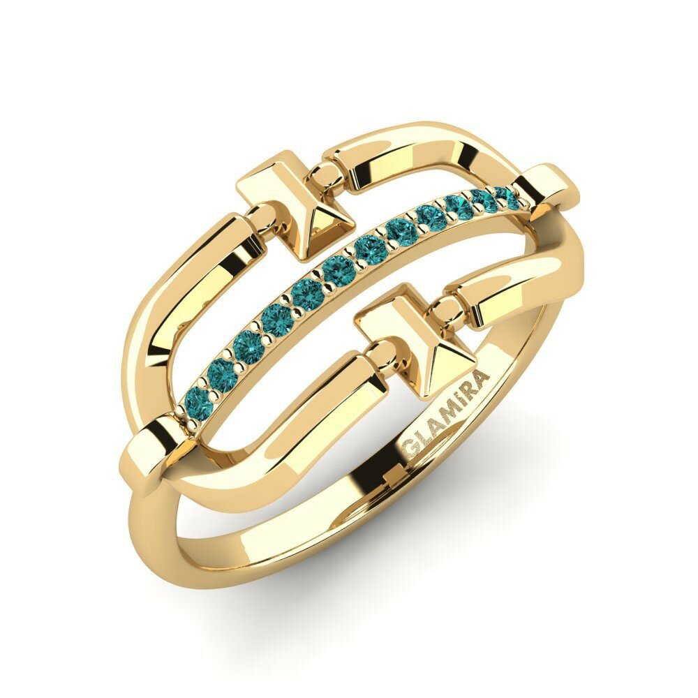 Blauwe Diamant Ringen Geatse