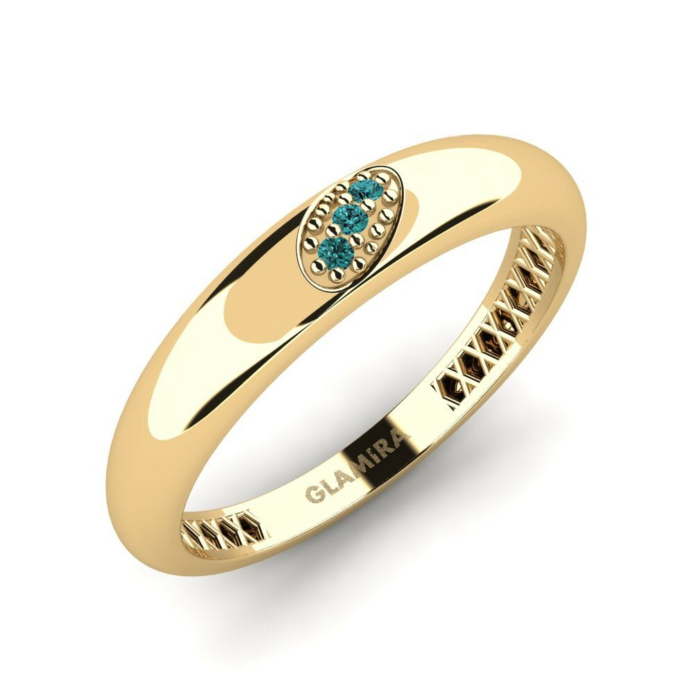 Blauwe Diamant Ringen Gecars