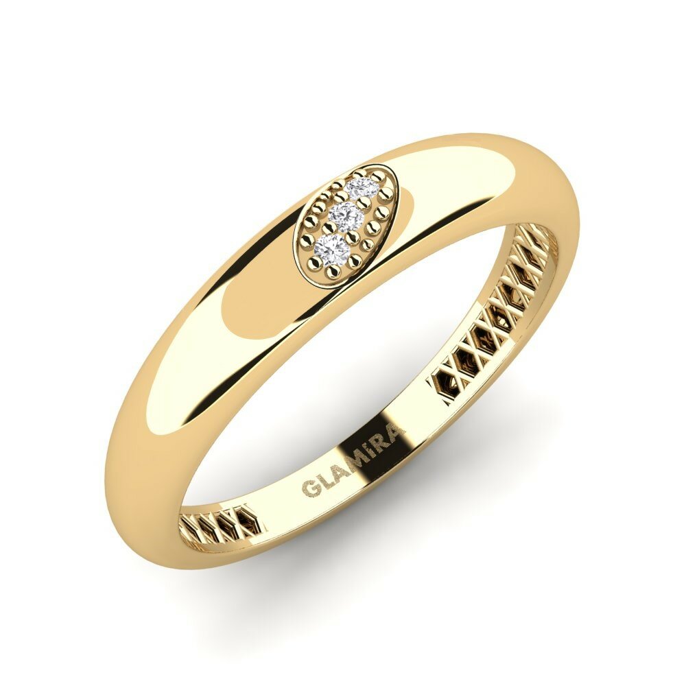 White sapphire Ring Gecars
