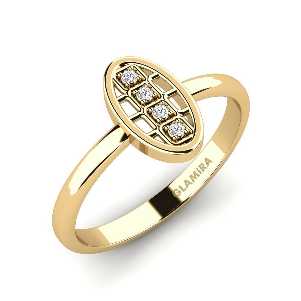 White sapphire Ring Geccel