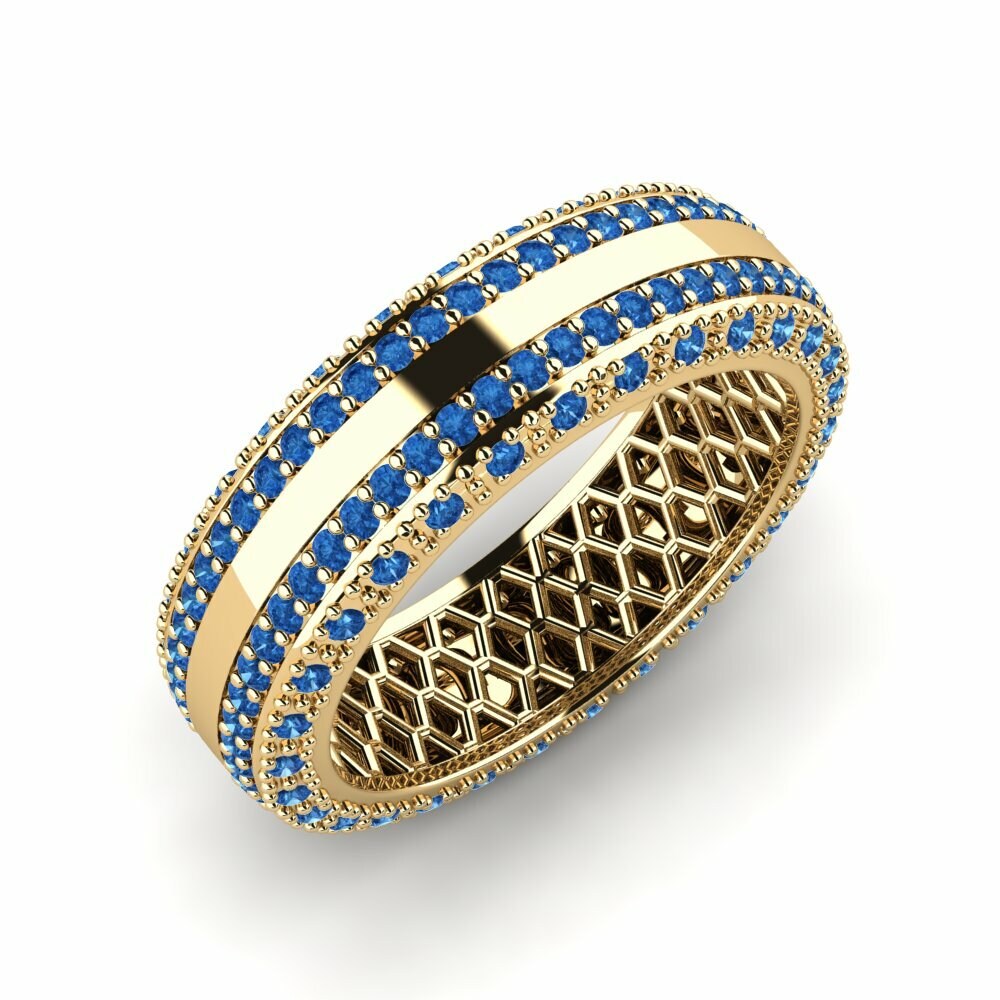 Donker Blauwe Zirkoon Ringen Gemea