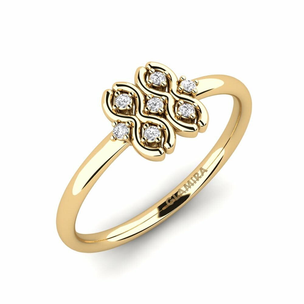 White sapphire Ring Gespo
