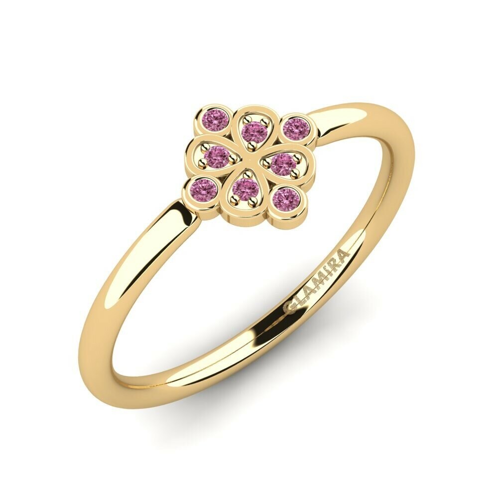 Anillo Giceon Granate Rhodolite