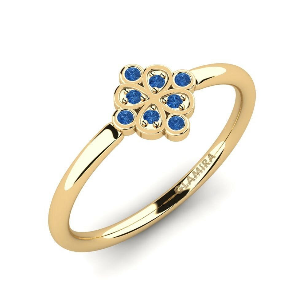 Donker Blauwe Zirkoon Ringen Giceon