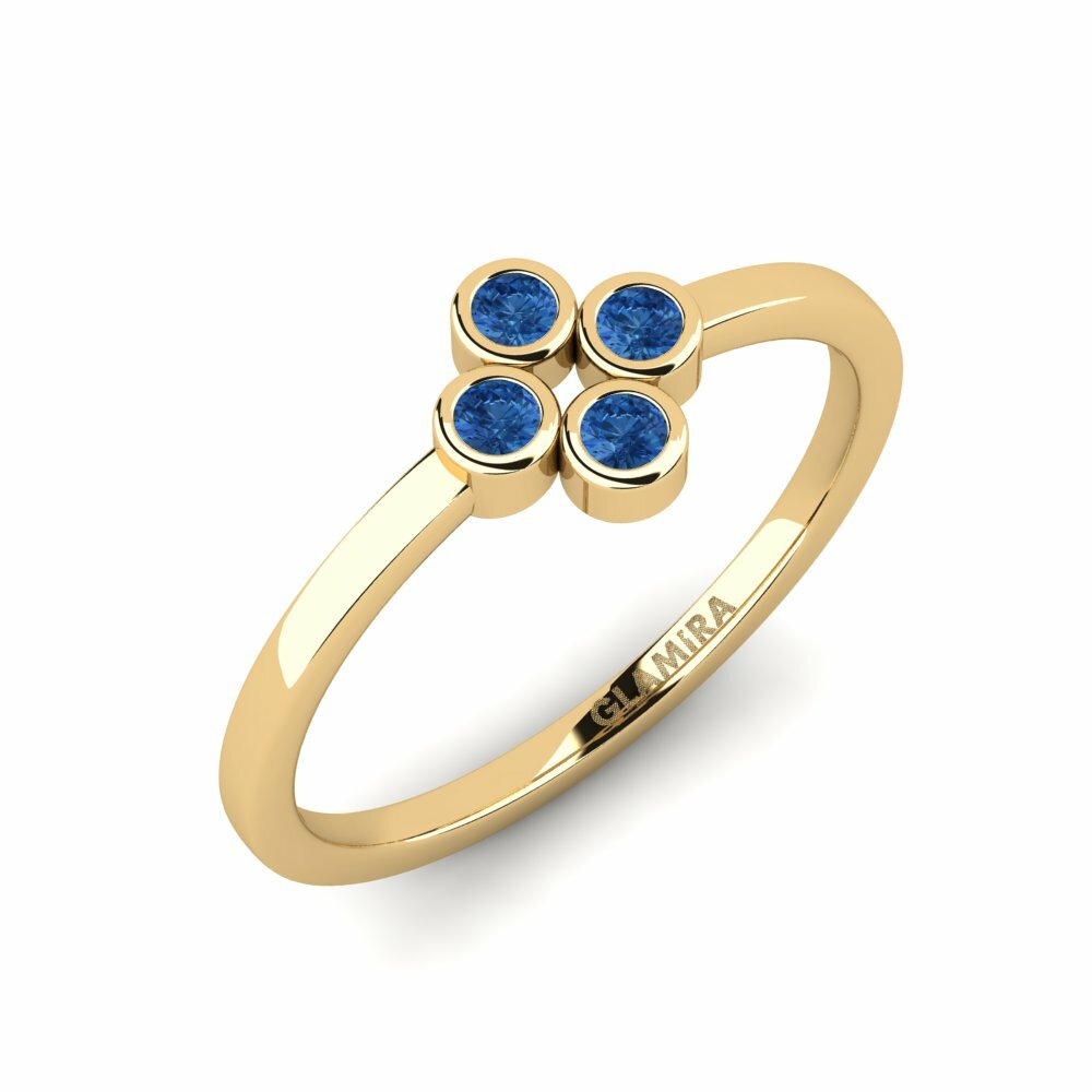 Donker Blauwe Zirkoon Ringen Hainat