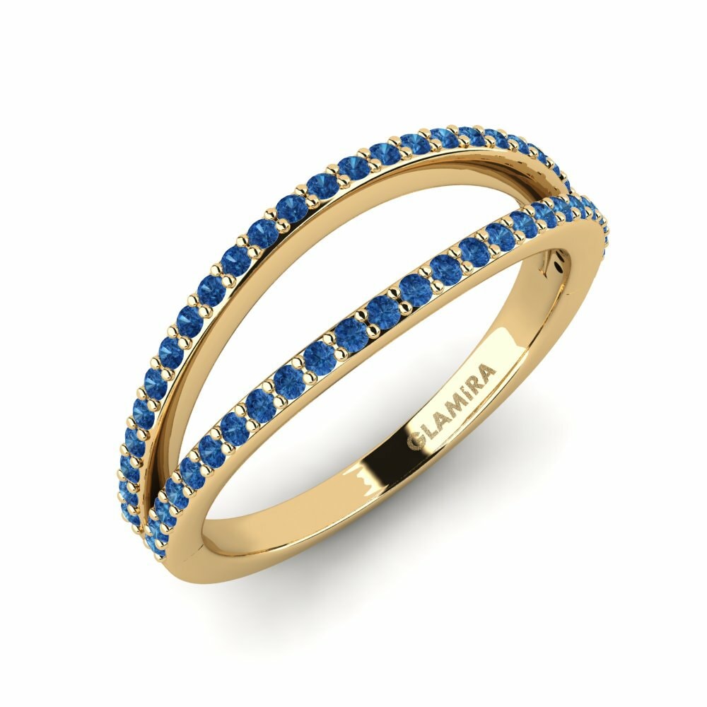 Donker Blauwe Zirkoon Ringen Haldu