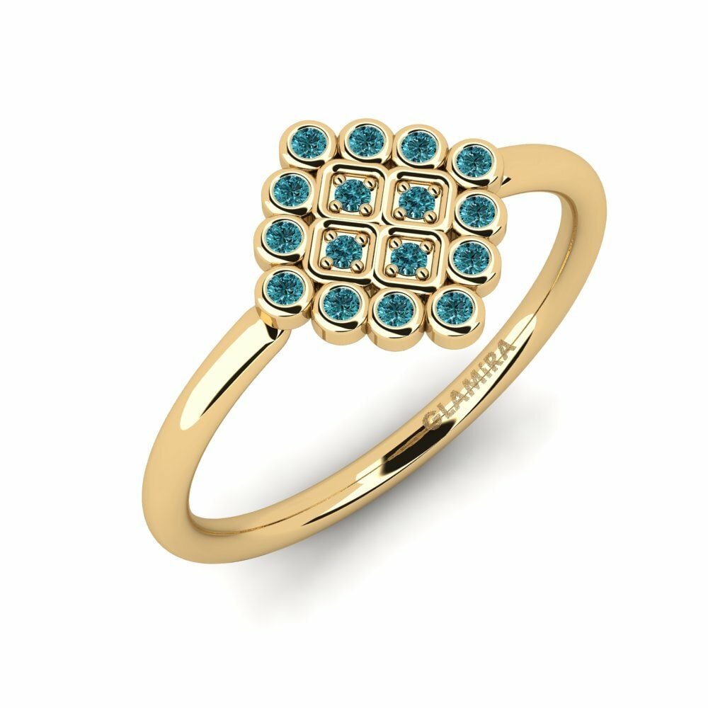 Blauwe Diamant Ringen Helth