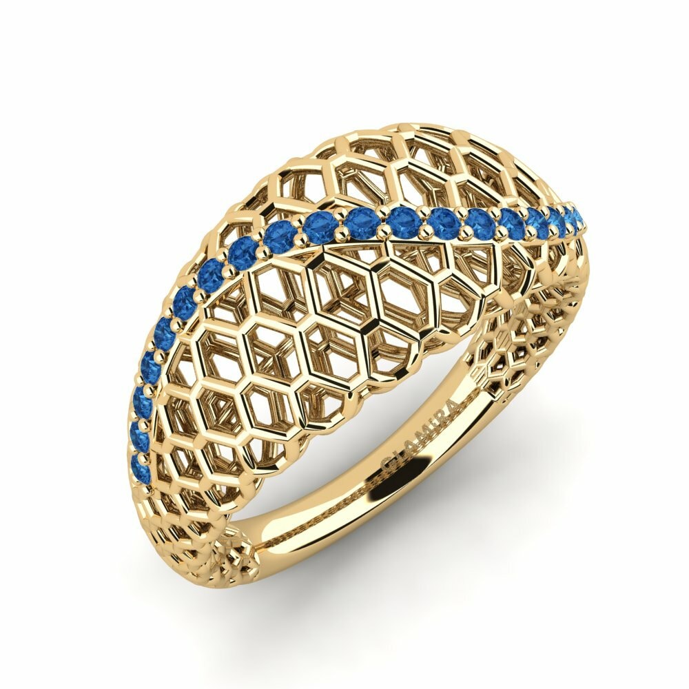 Donker Blauwe Zirkoon Ringen Hiceo
