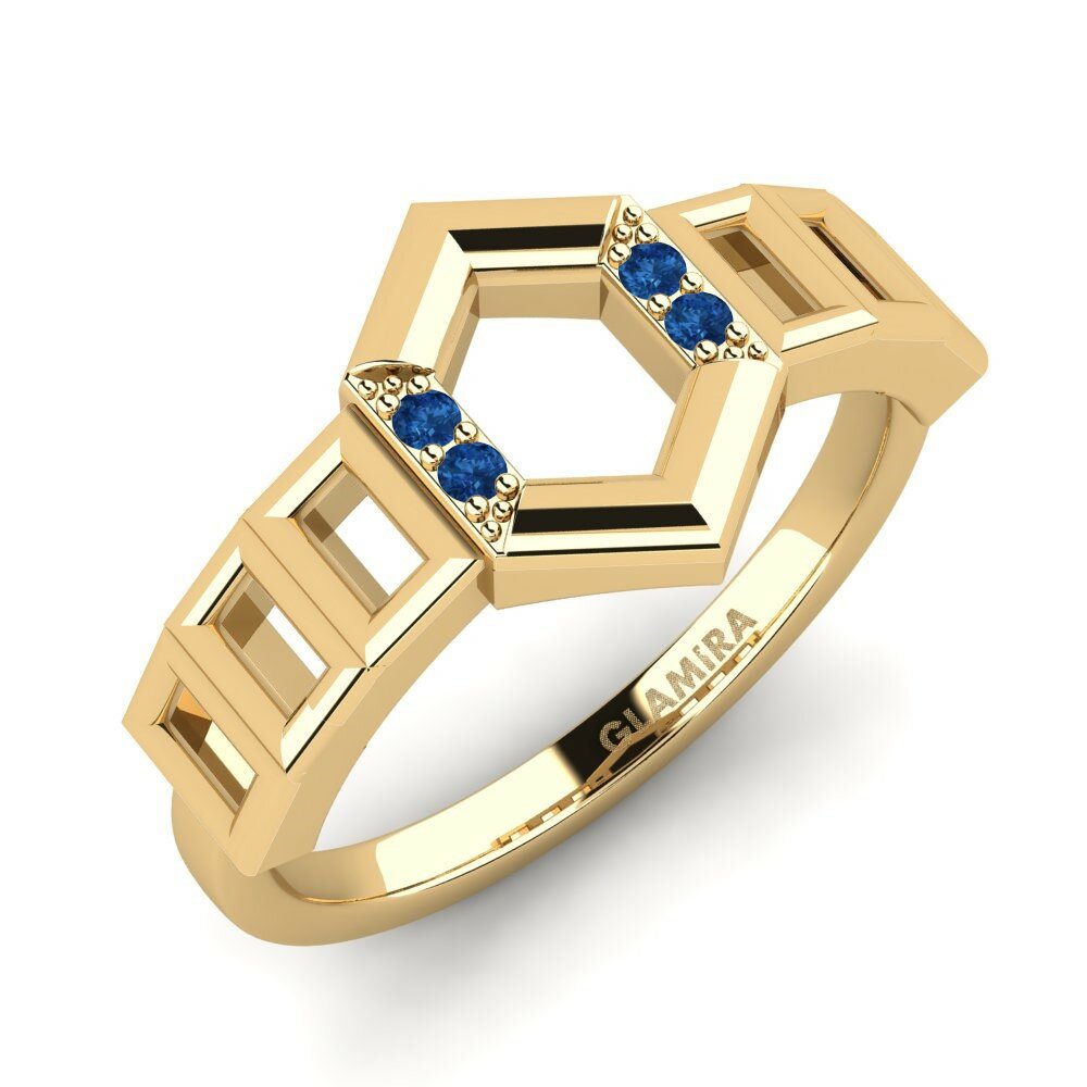 Donker Blauwe Zirkoon Ringen Holgsa