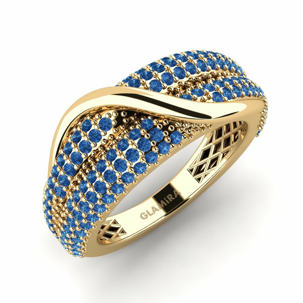 Donker Blauwe Zirkoon Ringen Hoyant