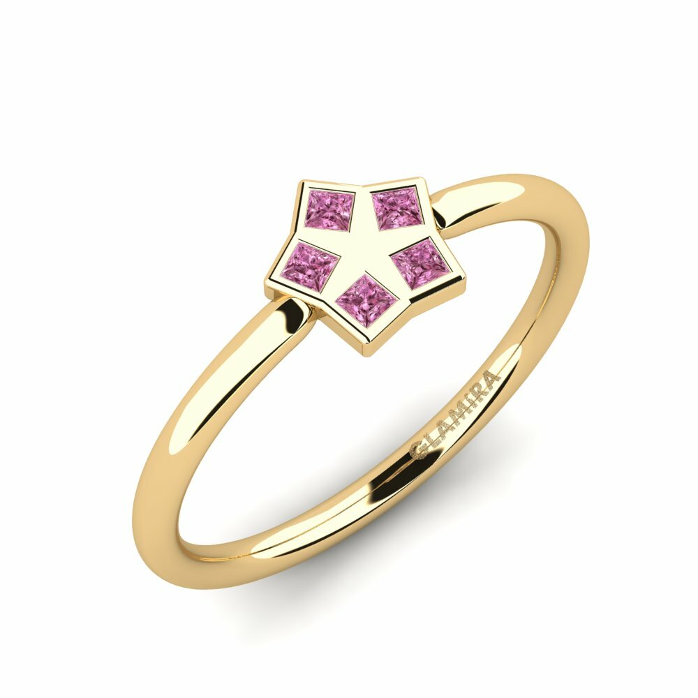 Anillo Iphupha Granate Rhodolite