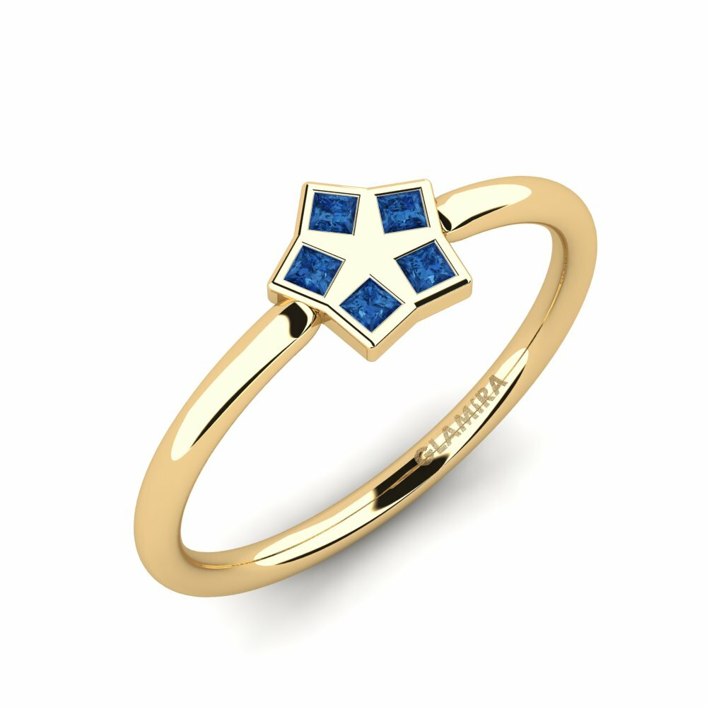 Donker Blauwe Zirkoon Ringen Iphupha