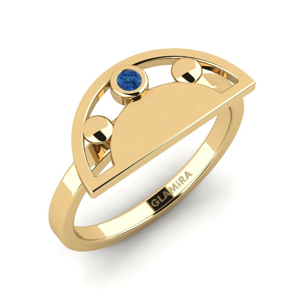 Donker Blauwe Zirkoon Ringen Jedinstvena
